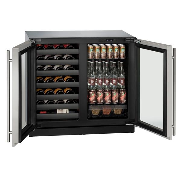 U-Line - 36" 3000 Series Beverage Center - U-3036BVWC