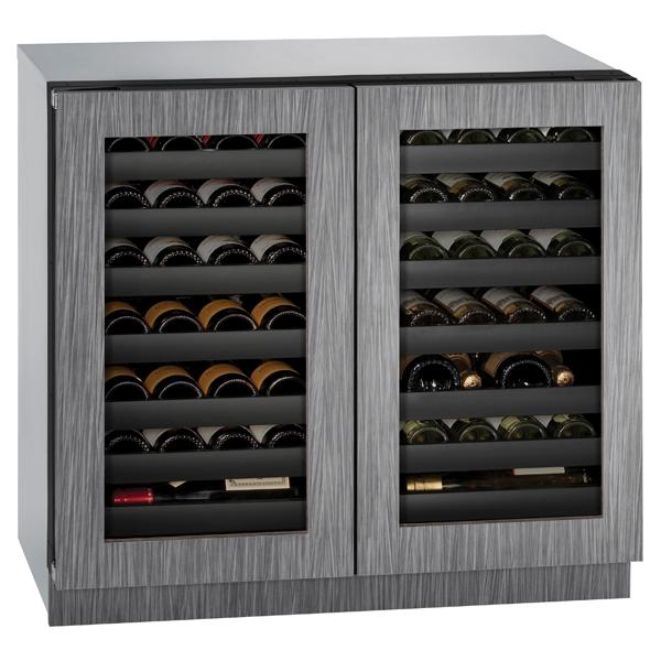 U-Line - 36" 3000 Series Dual-Zone Wine Refrigerator - 3036WCWC