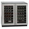 U-Line - 36" 3000 Series Dual-Zone Wine Refrigerator - 3036WCWC