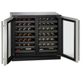 U-Line - 36" 3000 Series Dual-Zone Wine Refrigerator - 3036WCWC