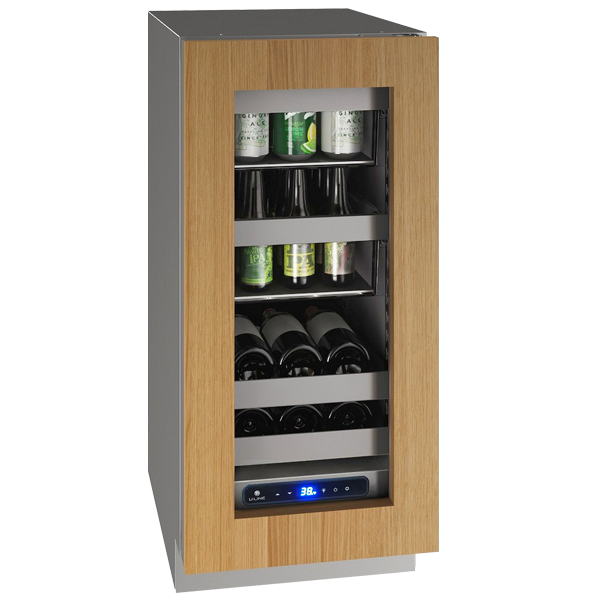 U-Line - 15" 5 Class Slide & Secure™ Beverage Center - UHBV515