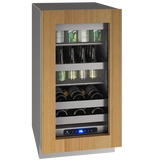 U-Line - 18" 5 Class Slide & Secure™ Beverage Center - UHBV518