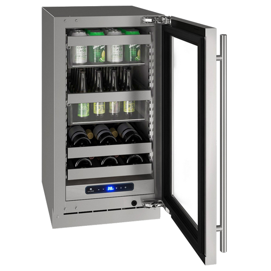 U-Line - 18" 5 Class Slide & Secure™ Beverage Center - UHBV518