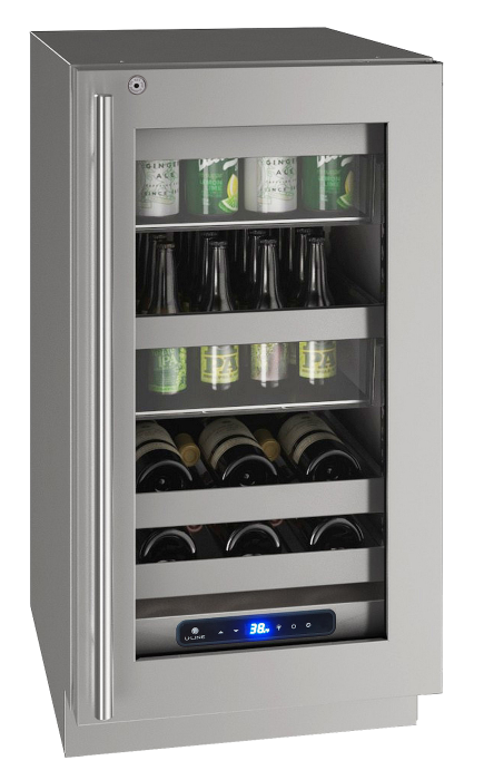 U-Line - 18" 5 Class Slide & Secure™ Beverage Center - UHBV518