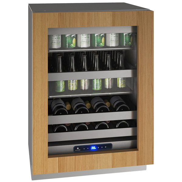 U-Line - 24" 5 Class Slide & Secure™ Beverage Center - HBV524