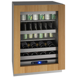 U-Line - 24" 5 Class Slide & Secure™ Beverage Center - HBV524