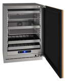 U-Line - 24" 5 Class Slide & Secure™ Dual-Zone Beverage Center - HBD524