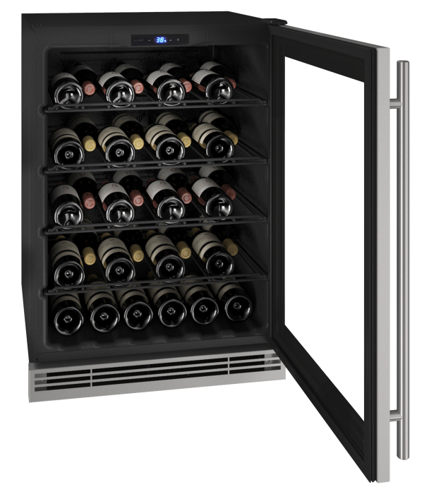 U-Line - 24" 1 Class Wine Refrigerator - HWC024