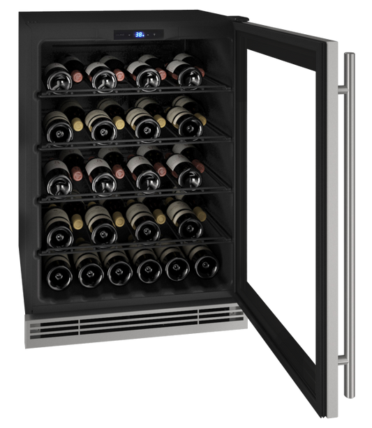 U-Line - 24" 1 Class Wine Refrigerator - HWC024