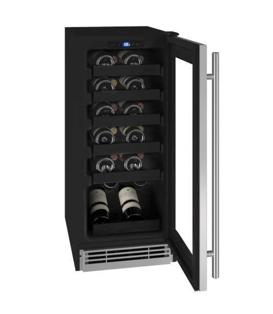 U-Line - 15" 1 Class Wine Refrigerator - HWC115