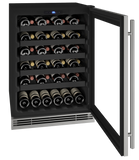 U-Line - 24" 1 Class Wine Refrigerator - HWC124