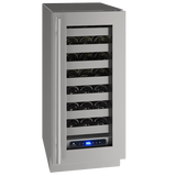 U-Line - 15" 5 Class Wine Refrigerator - HWC515