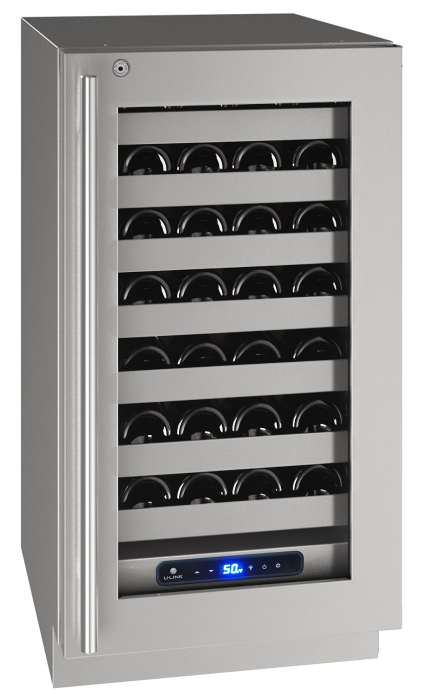 U-Line - 18" 5 Class Wine Refrigerator - HWC518