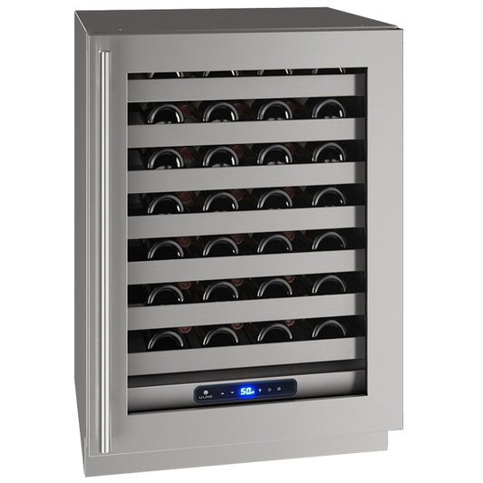 U-Line - 24" 5 Class Wine Refrigerator - HWC524