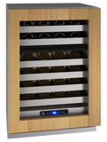 U-Line - 24" 5 Class Dual-Zone Wine Refrigerator - HWD524