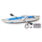 Sea Eagle - 385FTK Deluxe Solo 12'6" White/Blue FastTrack Inflatable Kayak  ( 385FTK_DS )