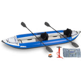 Sea Eagle - 420X Pro  3 Person 14'1" White/Blue Explorer Inflatable Kayak ( 420XK_P )