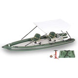 Sea Eagle - FSK16 Swivel Seat & Canopy Package 3 Person 16' FishSkiff 16 Inflatable Fishing Boat ( FSK16K_SWC )