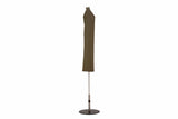 Woodline - 10' Round Pulley Lift Umbrella, Aluminum/Stainless Steel - Mistral, Inox - MI30RA