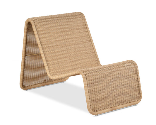 CO2 Design - Wave Stackable Lounge Chair - Natural, Set of 2