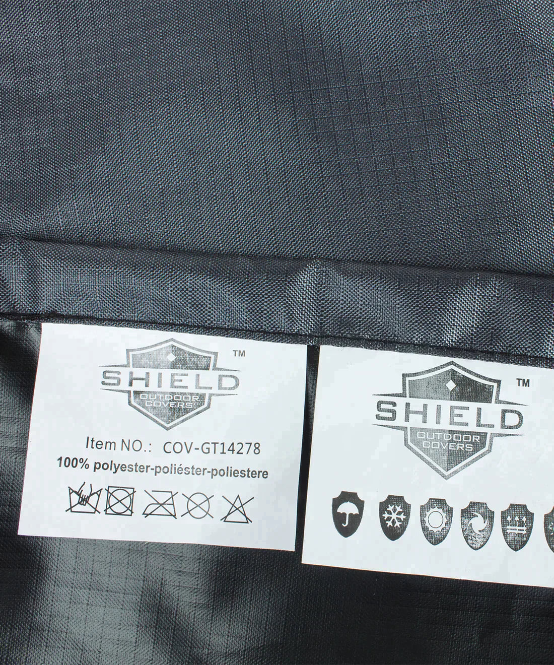 Shield - Dining Set Cover Round - 80"Dia x 35"H Gold - COV-GTR80