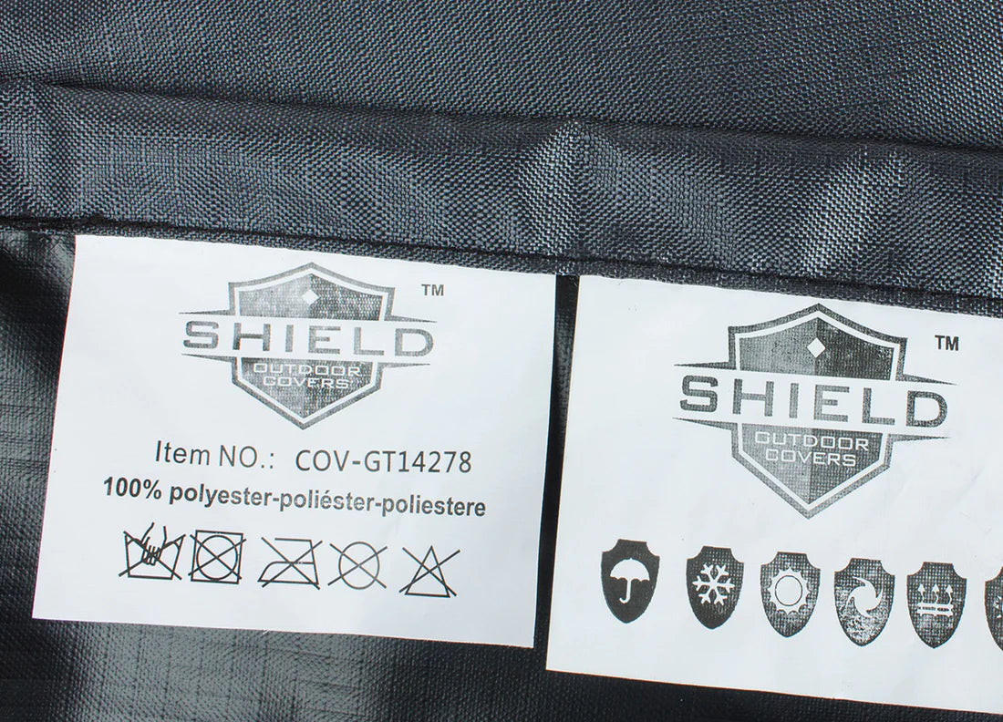 Shield - Grill Cover Titanium 32" Build-in Grill Cover (36"x25"x12") - COV-TGH32