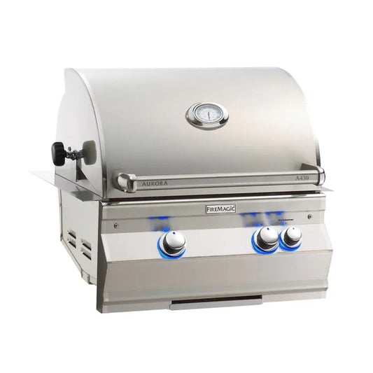 Fire Magic - Aurora A430I 24-Inch Built-In Propane Gas Grill With Analog Thermometer