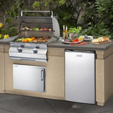 Fire Magic - Choice 24-Inch Built-In Natural/Propane Gas Grill With Analog Thermometer , Natural Gas, Propane - C430I-RT1X