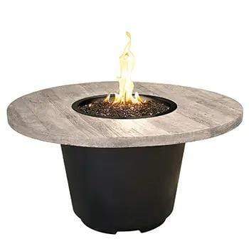 American Fyre Designs - Reclaimed Wood 24 Inch Cosmo Round Firetable | 645-BA
