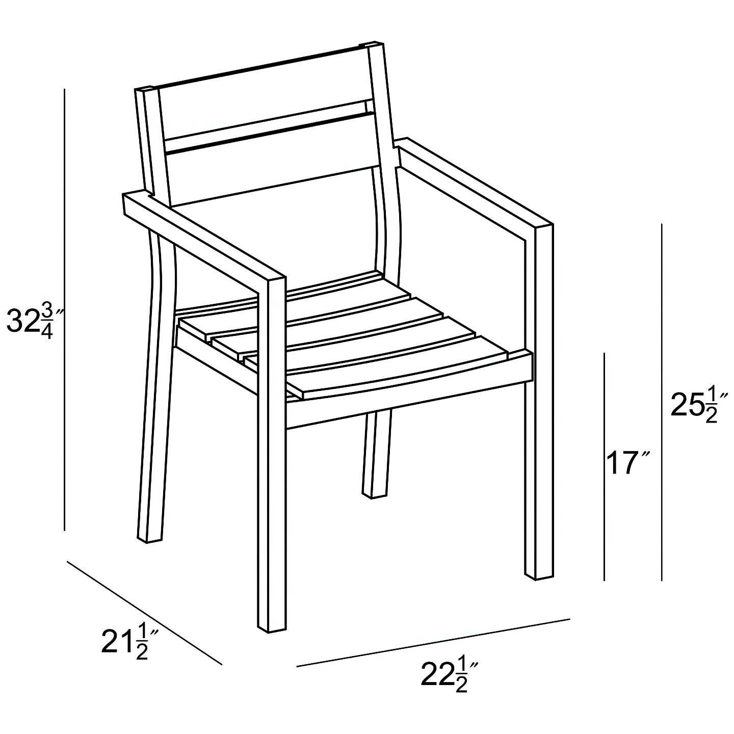 Harmonia Living -  Asher Dining Arm Chair