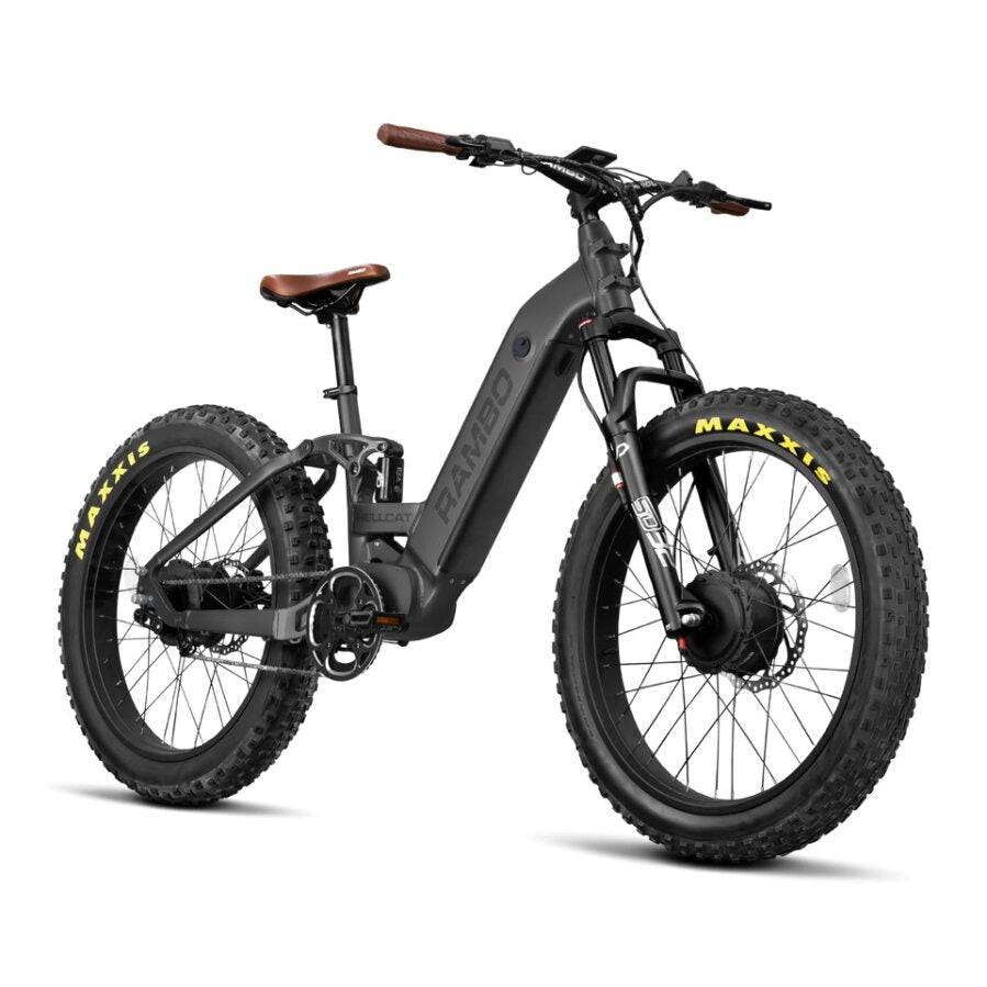 Rambo - Hellcat 1000W AED Full Suspension Electric Hunting Bike