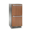 Perlick - 15" Signature Series Marine Grade Refrigerator Drawers, fully integrated panel-ready, with lock - HP15RM-4