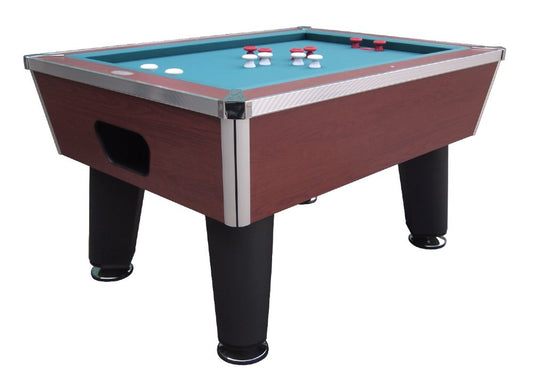 "The Brickell" Pro Slate Bumper Pool Table in Cherry
