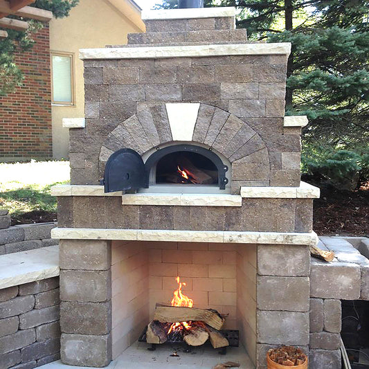 Chicago Brick Oven - 500 DIY Kit | Wood Fired Pizza Oven | Flexibility Meets Affordability | 27" X 22" Cooking Surface