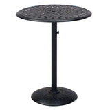 Darlee - Mountain View 3-Piece Patio Counter Height Bar Set with 30'' Round Pedestal Bar Table  - 201610-3PC-60CJ
