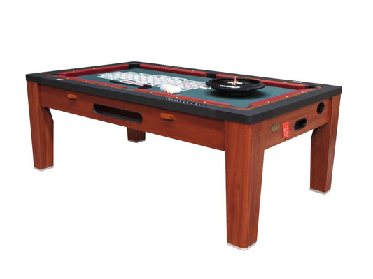 6 in 1 Multi Game Table in Cherry by Berner Billiards | 6in1-CHRY