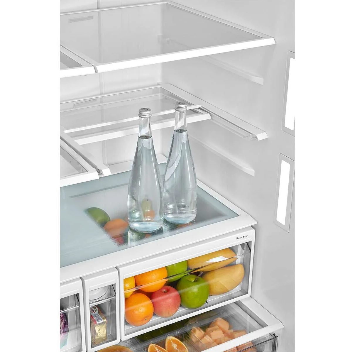 Midea - 29 CF French Door, Ice and Water Dispenser, Standard Depth - MRF29D3AST