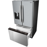 Midea - 29 CF French Door, Ice and Water Dispenser, Standard Depth - MRF29D3AST