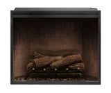 Dimplex - Revillusion 30" Weathered Concrete Built-In Electric Firebox with Glass Pane and Plug Kit - 500002389