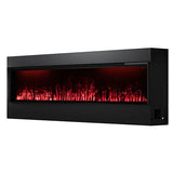 Dimplex - 86" Optimyst Linear Electric Fireplace - with adjustable full-color flame and Flame Connect app control - X-136809