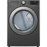 LG - 7.4 CF Ultra Large Capacity Electric Dryer with Sensor Dry, NFC Tag On - DLE3470M
