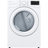LG - 7.4 CF Ultra Large Capacity Electric Dryer with Sensor Dry, NFC Tag On - DLE3470W