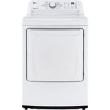 LG - 7.3 CF Ultra Large High Efficiency Electric Dryer - DLE7000W