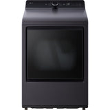 LG - 7.3 CF Electric Dryer, Wi-Fi, Easy Load, AI Sensor Dry - DLE8400BE