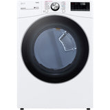 LG - 7.4 CF Ultra Large Capacity G Dryer w/ Sensor Dry, TurboSteam, Wi-Fi - DLGX4201W