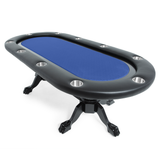 Elite 94" Sunken Playing Surface Poker Table (Black) | 2BBO-ELT