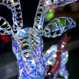 Fraser Hill Farm - 6-Ft. Prelit Iridescent Reindeer Decoration with LED Lights