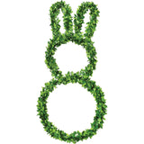 Fraser Hill Farm - 24-inch Boxwood Bunny Wreath - Green, Boxwood