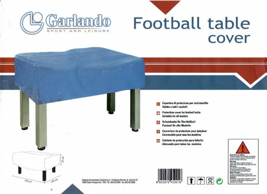 Garlando Outdoor Foosball Table Cover in Blue (Short) | G-Cov-BLU-S