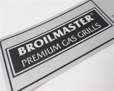 Broilmaster - Label (Electronic Ignitor) fits P4X, P4, D4 - B101518